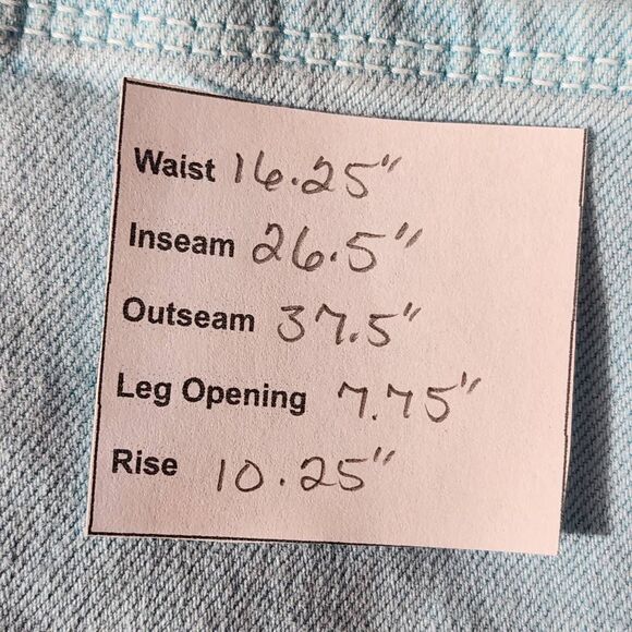 Good American Blue Straight Leg Ankle Jeans Size 12 Light Blue Denim - Picture 9 of 9